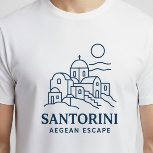 Camiseta Summer Vibes - SANTORINI WHITE