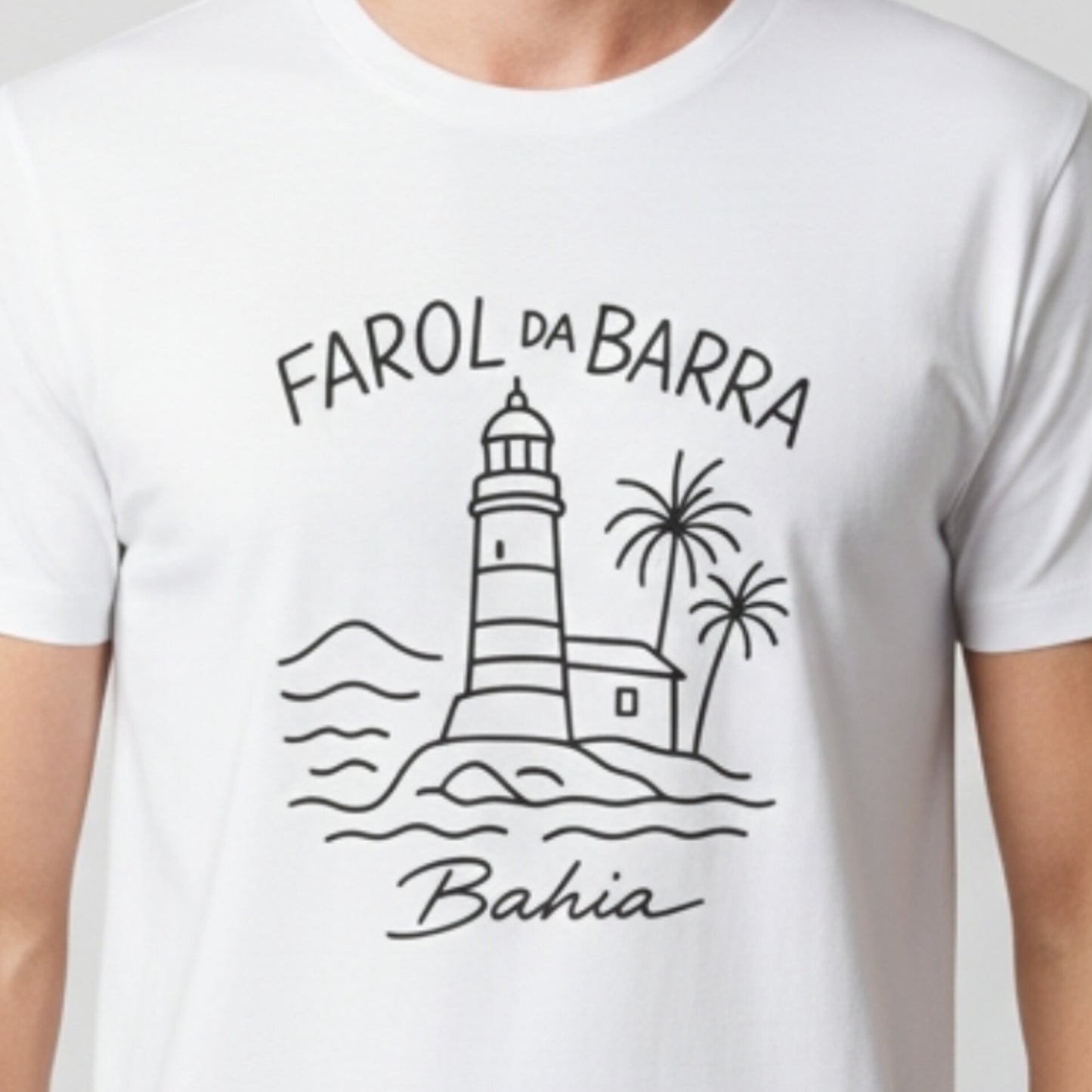 Camiseta Summer Vibes - FAROL DA BARRA WHITE