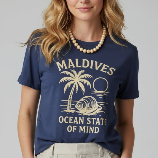 Camiseta Summer Vibes - MALDIVES YELLOW