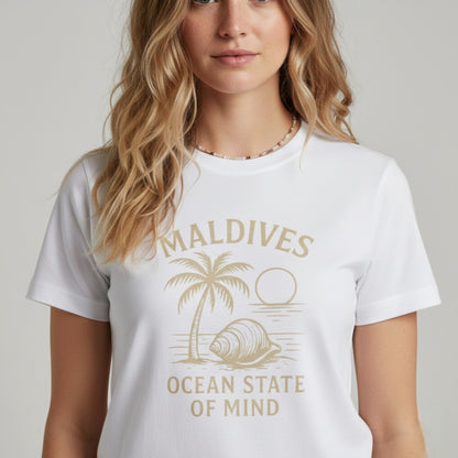 Camiseta Summer Vibes - MALDIVES YELLOW