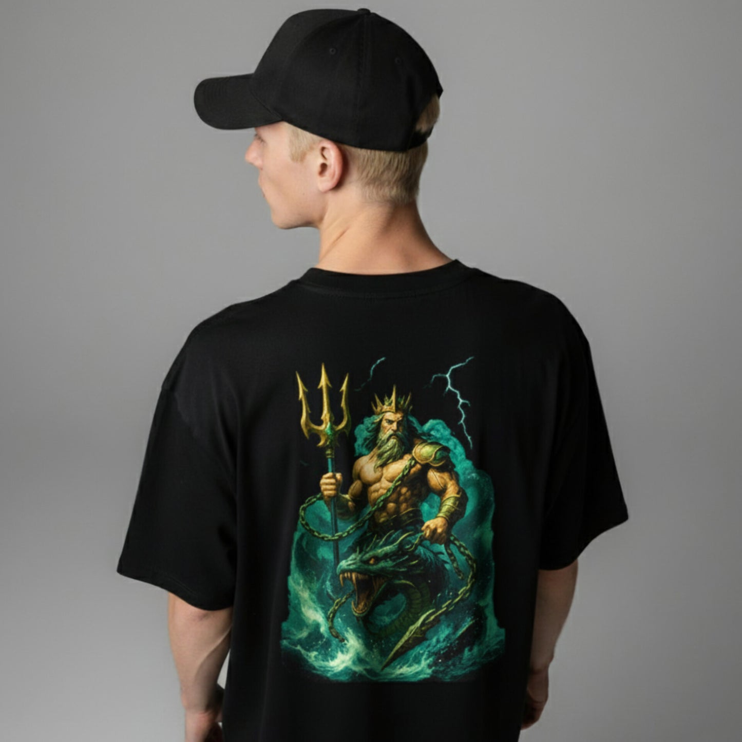 OVERSIZED - OLYMPUS STARS GREEN MASTER OF SEA