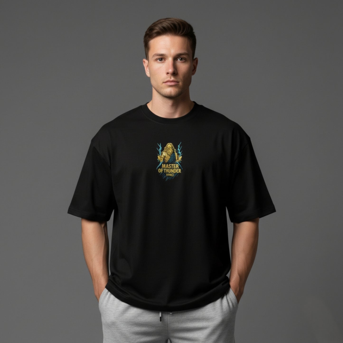 OVERSIZED - MASTER OF THUNDER BLACK - VINCI