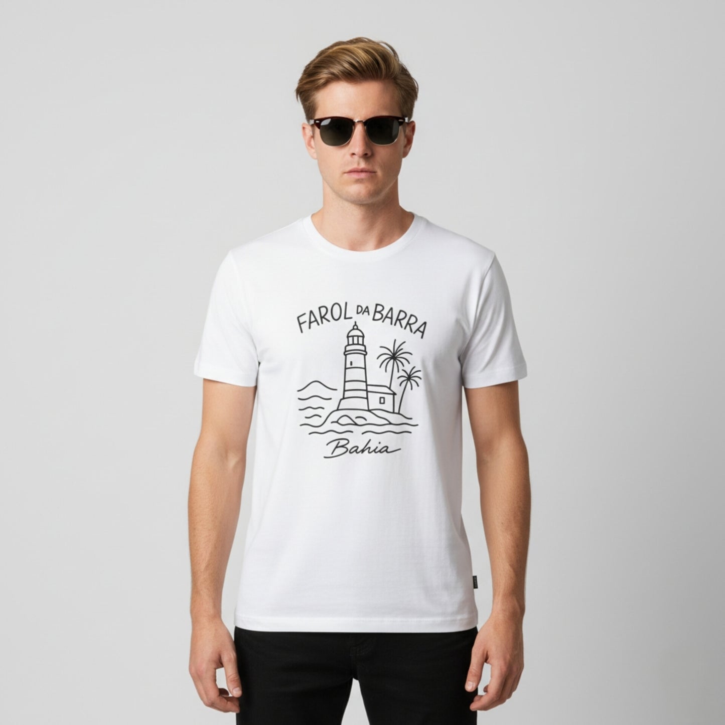 Camiseta Summer Vibes - FAROL DA BARRA WHITE