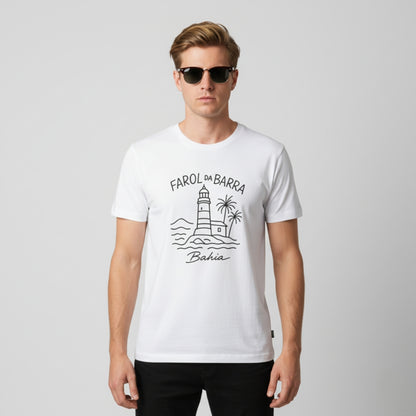 Camiseta Summer Vibes - FAROL DA BARRA WHITE
