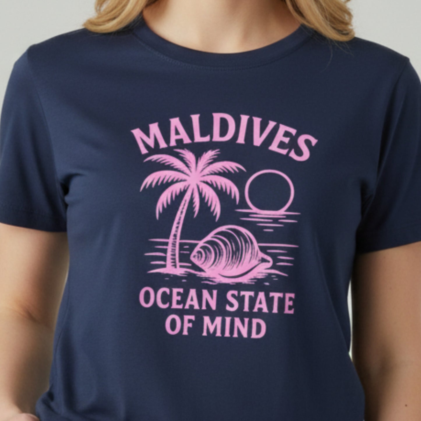 Camiseta Summer Vibes - MALDIVES PINK