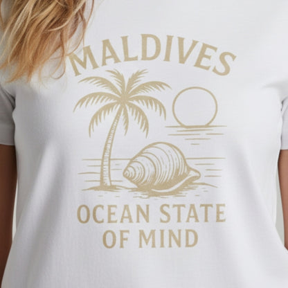 Camiseta Summer Vibes - MALDIVES YELLOW