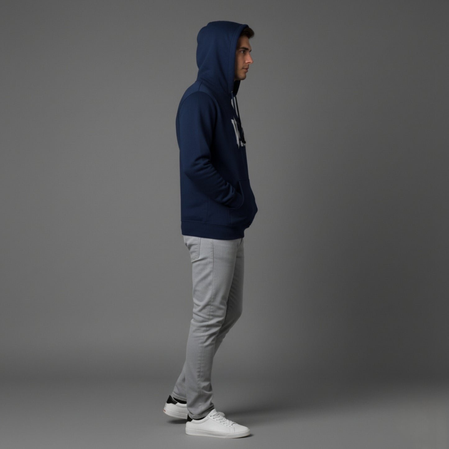 MOLETOM CANGURU CAPUZ - BIG BLUE VINCI