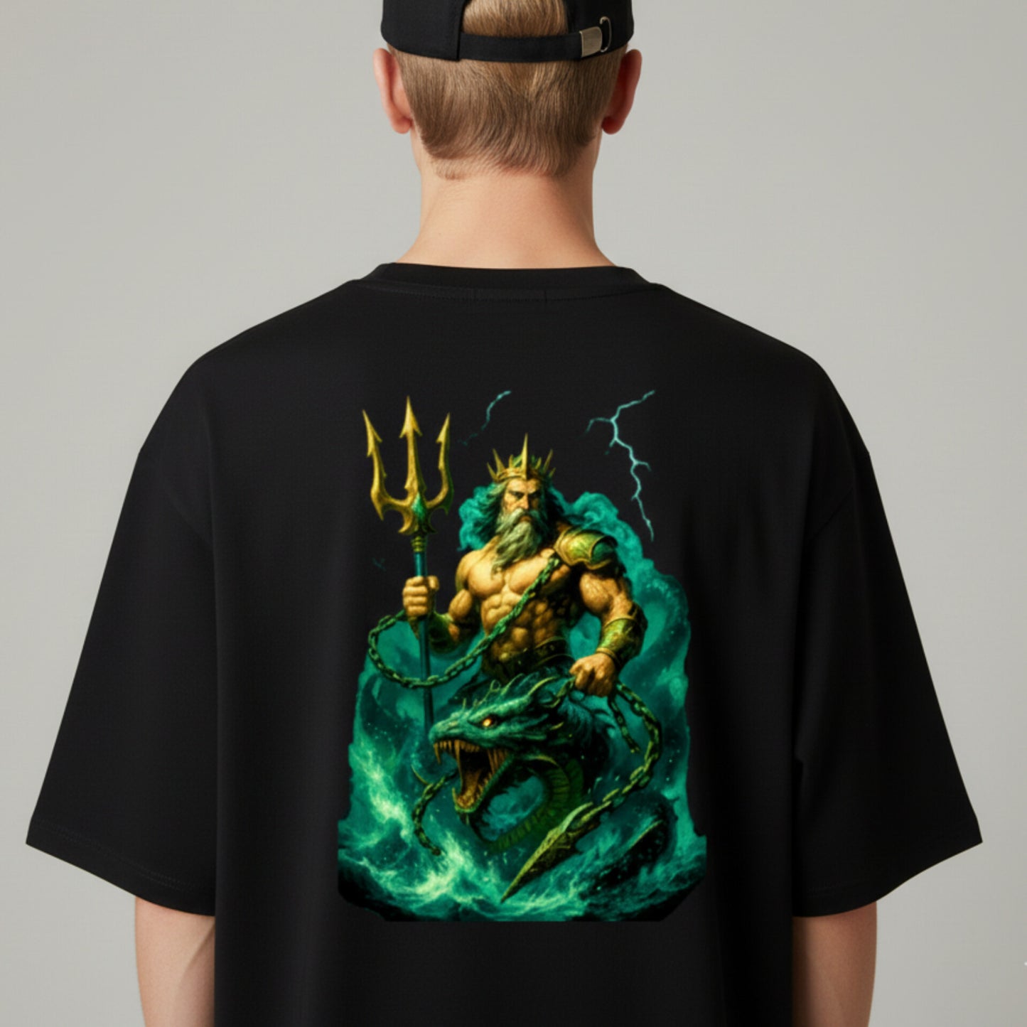 OVERSIZED - OLYMPUS STARS GREEN MASTER OF SEA