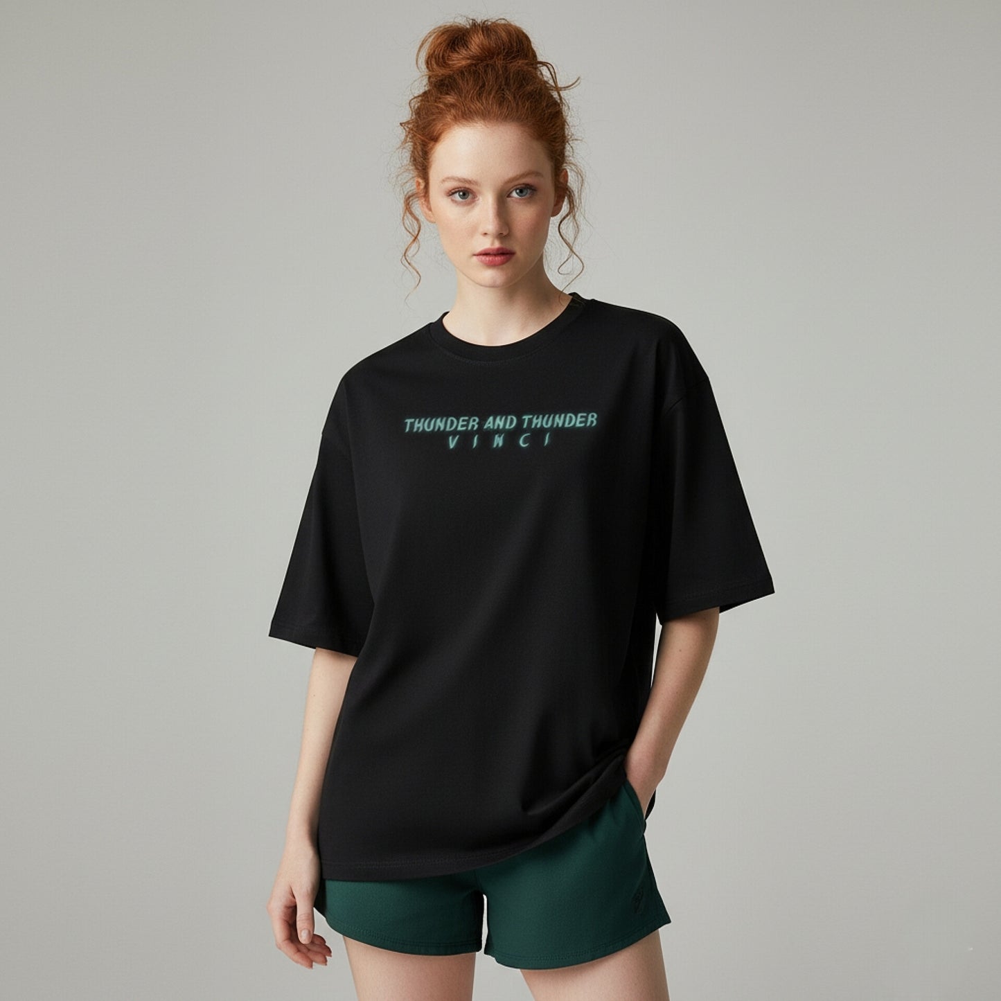 OVERSIZED - MASTER OF THUNDER BLACK