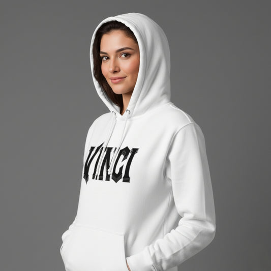 MOLETOM CANGURU CAPUZ - BIG WHITE VINCI